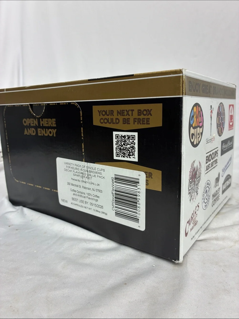 Perfect Samplers Decaf Coffee Variety Pack 40ct Pods for Keurig Brewers